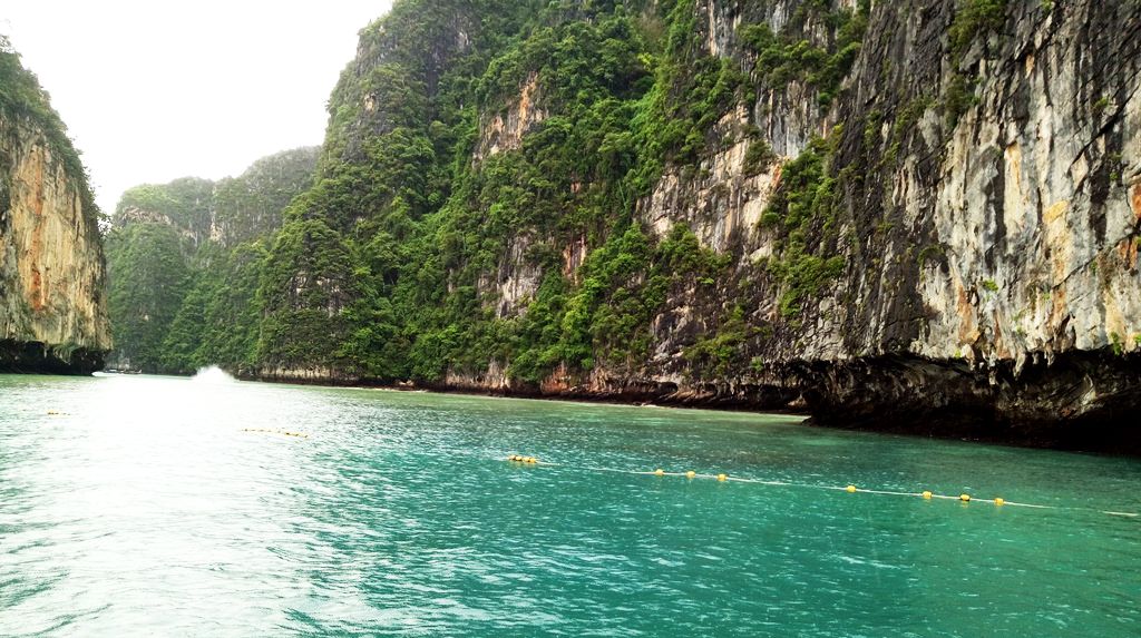 Sea riding at Phi phi island